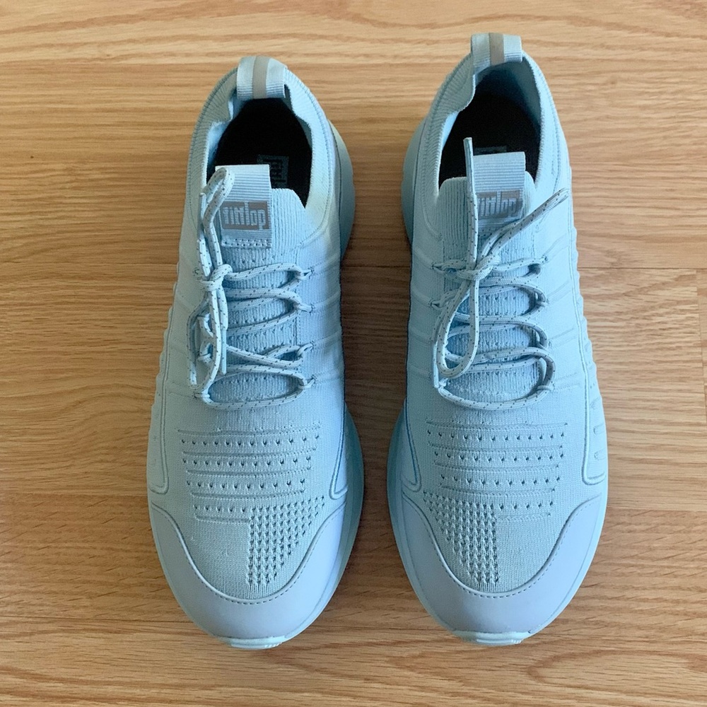 Fitflop Light Blue Mesh Athletic Sneakers